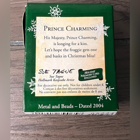 Hallmark Keepsake Christmas Miniature Ornament 2004 “Prince Charming” - Picture 8 of 8